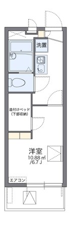 レオパレス真田山の物件間取画像